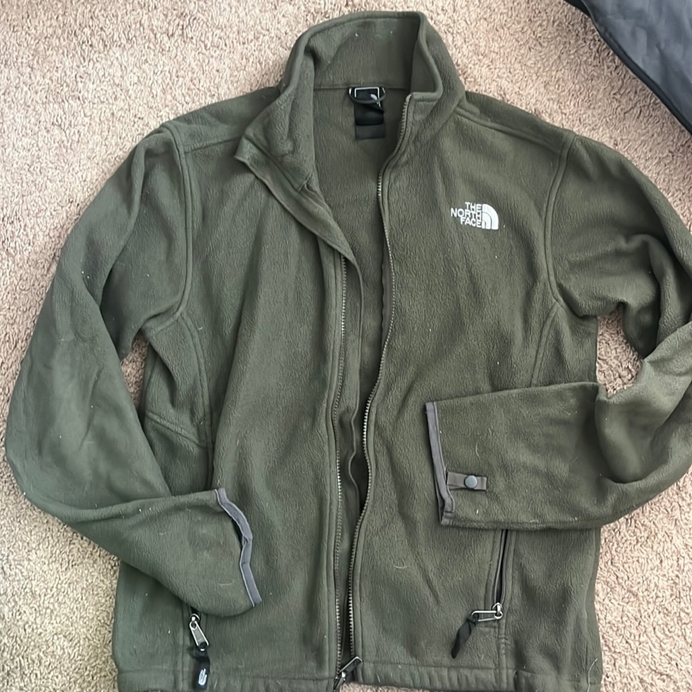Green north face